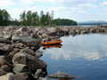 #6: Looking west from a point on the lakeshore about 20 meters from Point / Am Seeufer ca. 20 Meter vom Punkt