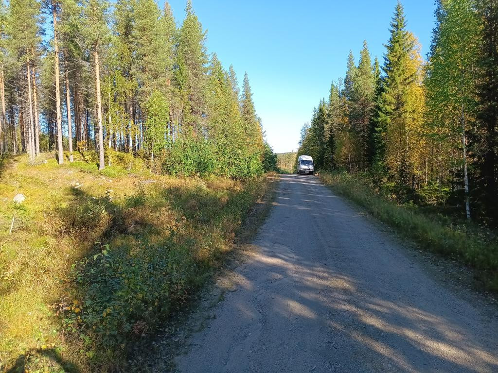 parking beside track
