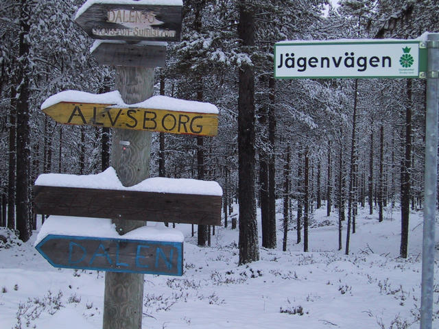 Roadsign at the crossroad.