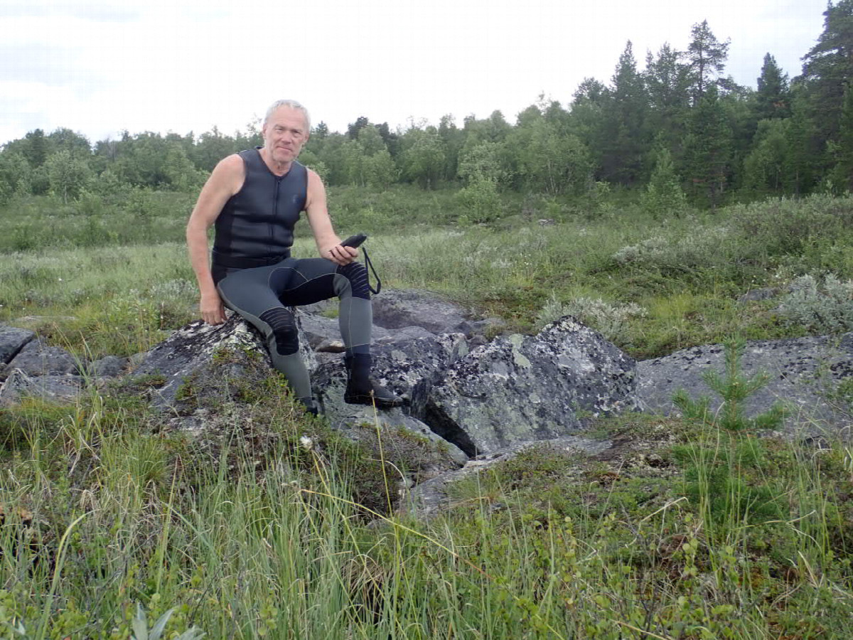 Visitor on the Point / Besucher am Punkt