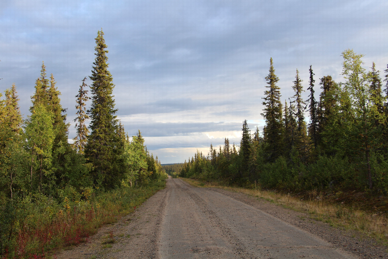 road between Tuolpukka and Nedre Soppero
