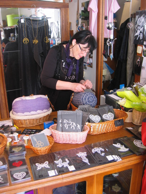 Lace Making Woman