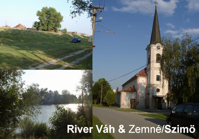 River Váh at Zemné / Szimö