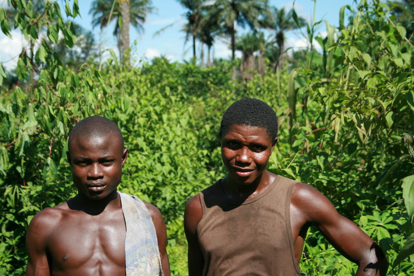 Far out farmer Mohamed and his colleague