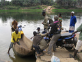 #7: Crossing the Little Scarcies River by dugout canoe