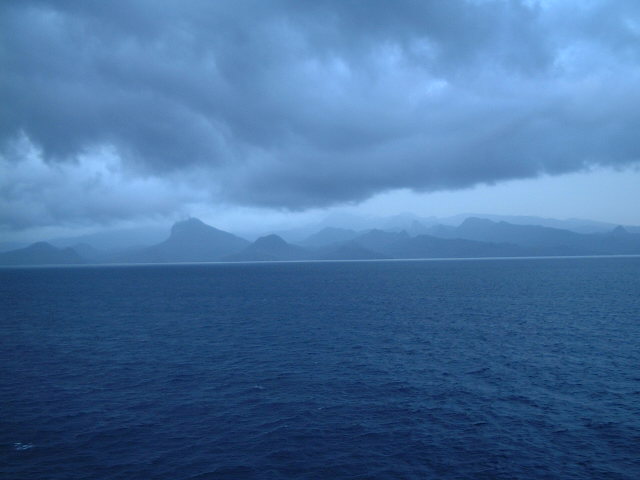 São Tomé seem from the Confluence