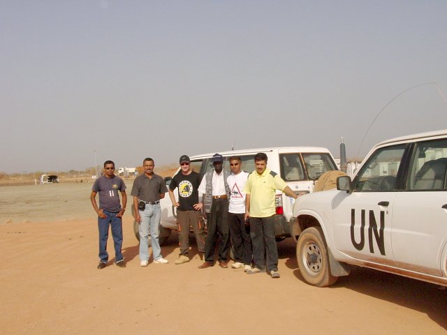 Prior to departure - (left) Herby, Sean, Damien, Joseph, Lokesh, and Jatesh