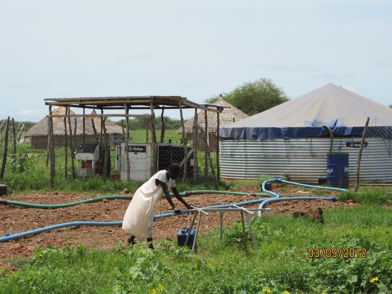 International NGOs are active in improving water supply for both the host community and refugees