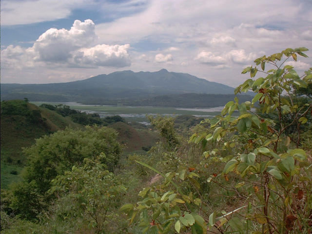 SW View of the Cerrón Grande Reservoir and the Guazapa Volcano
