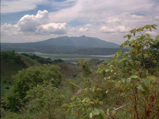 #1: SW View of the Cerrón Grande Reservoir and the Guazapa Volcano