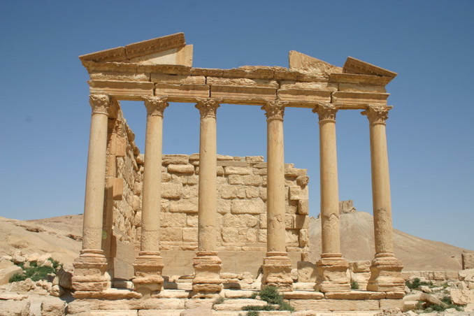 The funerary temple at the extensive Roman site of Palmyra