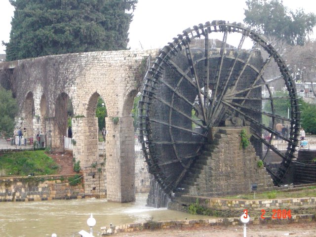 The Noria (water wheel) of Hamā