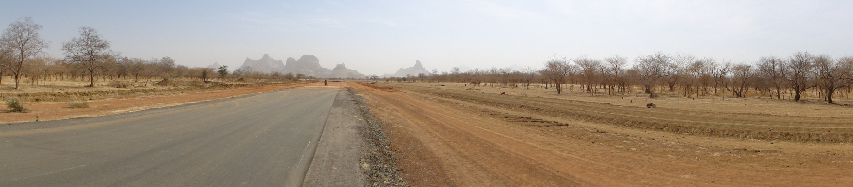 New paved road under construction