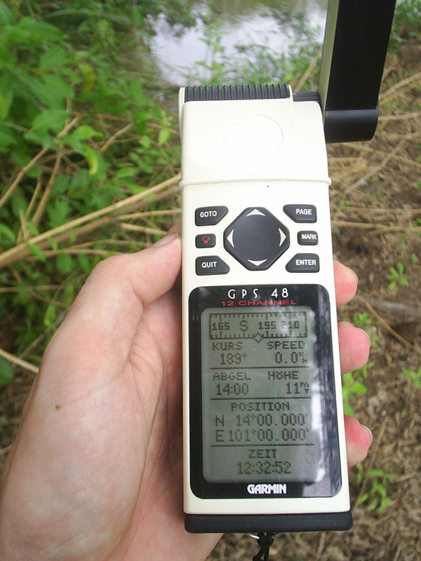 GPS reading