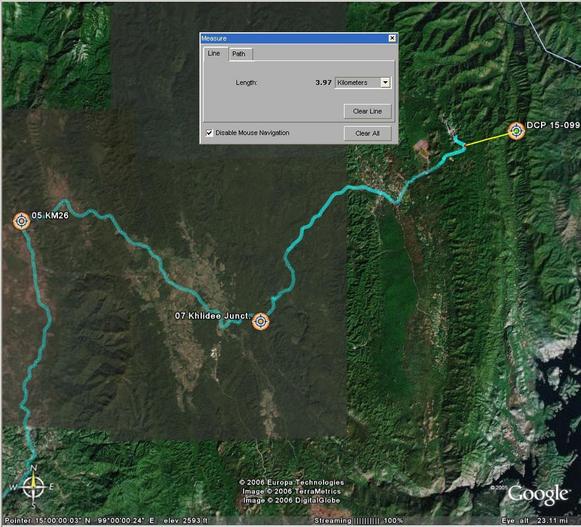 Google Earth Track