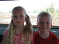 #9: Young visitors: Caroline, 7 yrs. and Paul, 5 yrs.
