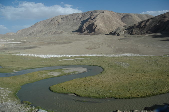 Part of the route we took to get near the confleunce point