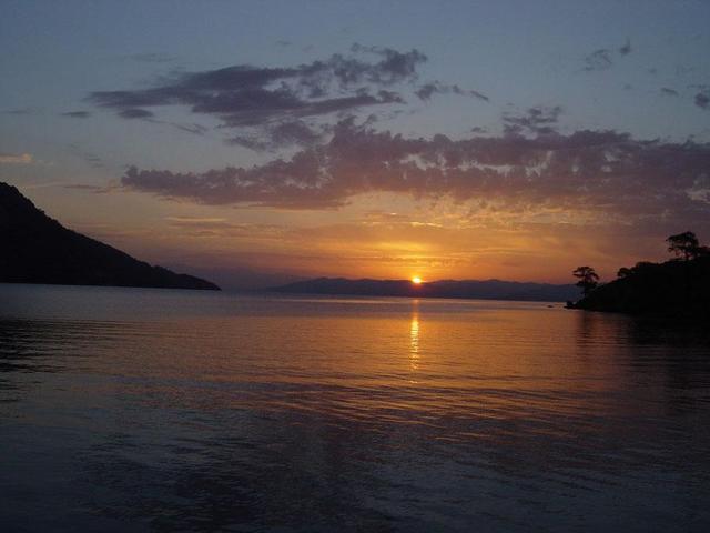 Sunrise in a quiet bay of the Gulf of Gökova