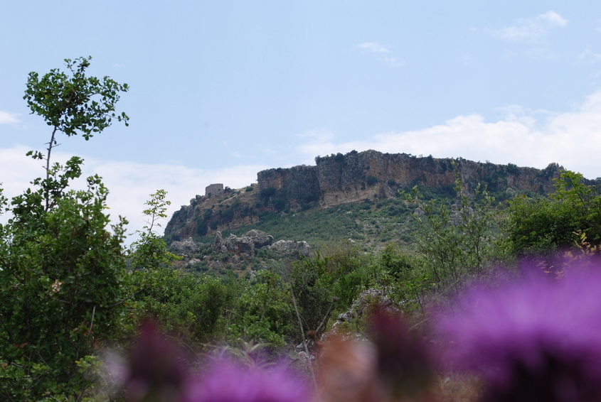 Mountain with castle