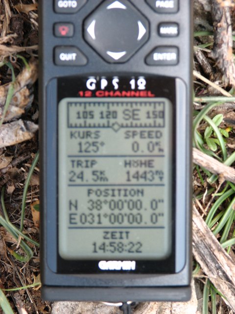 GPS display