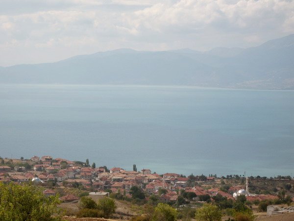 View down on Yeşilköy village