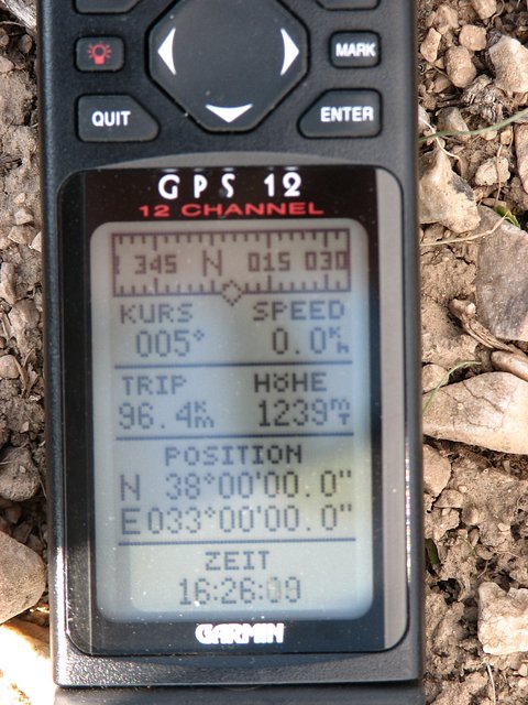 GPS display