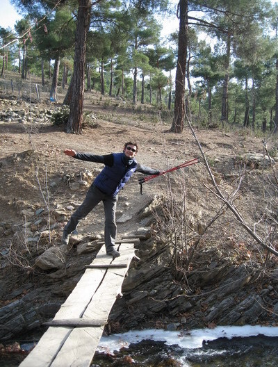 Derya on the small bridge