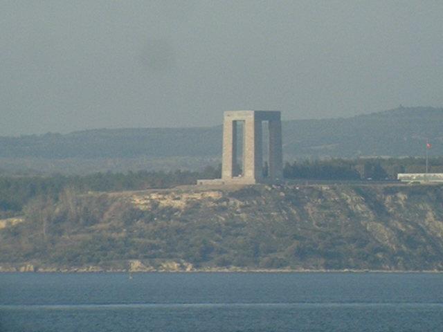 The Turkish War Memorial near Seddülbahir