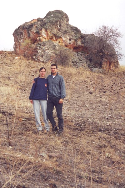 Me and my wife Tuba at the confluence