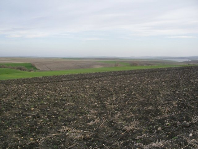 Looking south from the CP, dam in the distance