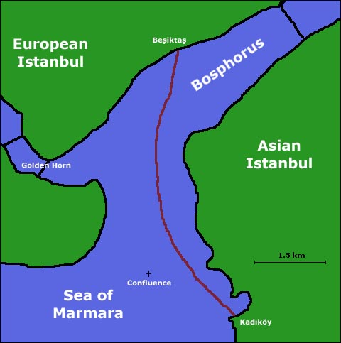 A rough map of our route