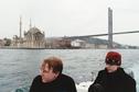 #3: Darrell and Lacey with the Ortaköy Mosque, and the Bosporus Bridge.