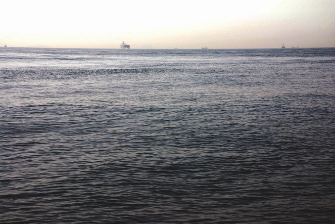 South view - southern entrance of Bosphorus strait from the Marmara sea