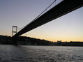 #8: Under one of the two bridges spanning the Bosphorus.