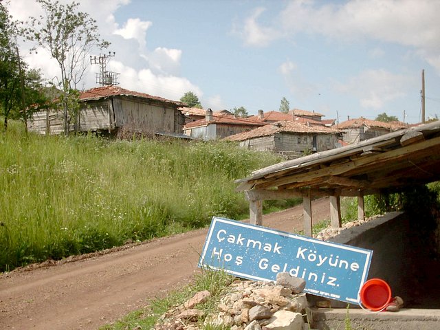 "Welcome to Çakmak village"