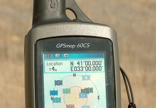 GPS screen