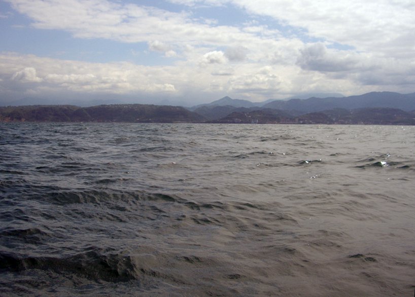 The coastline south of the Confluence
