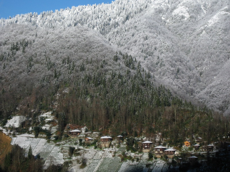 After the heavy snowfall / Önceki gün bol kar yagdi