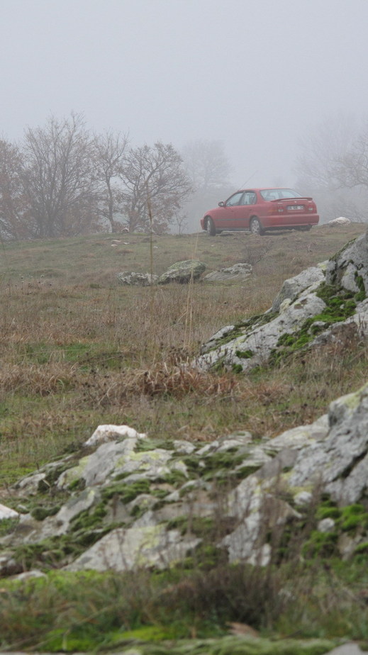 Driving over heavy terrain