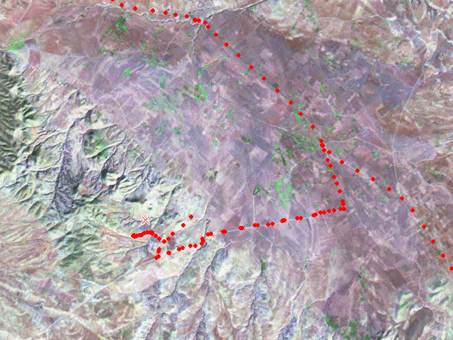 Map with our tracks