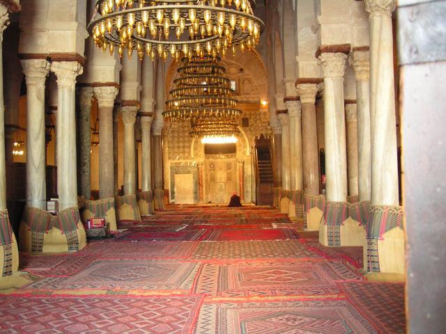The Great Mosque of Kairouan, the fourth holiest site of Islam