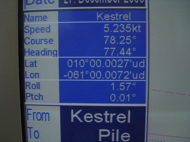 Seaway Kestrel GPS Screen