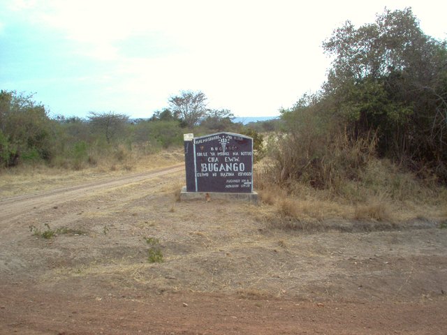 The fork in the road to Bugango