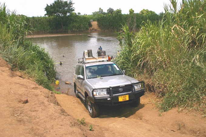 Crossing Ruvu River