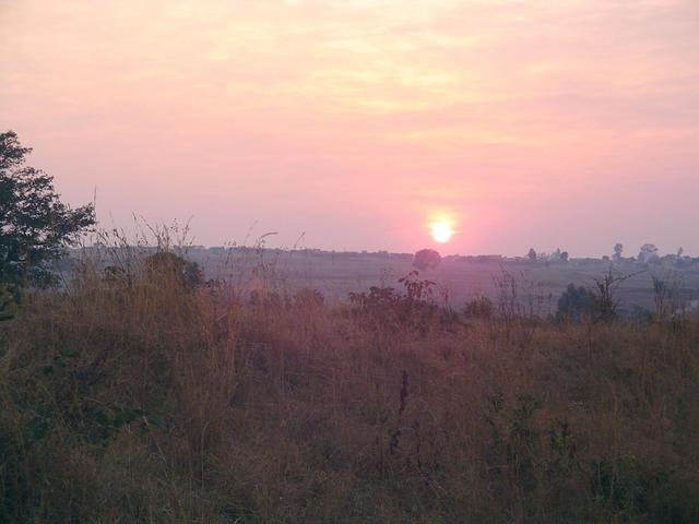 Sunrise after leaving Sumbawanga