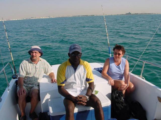 Pertti, Mr. Akela and Ulla at the Confluence