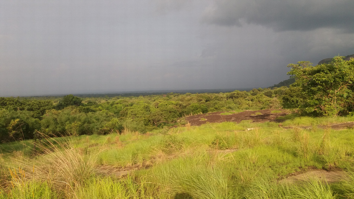 View from the area as we were hiking back