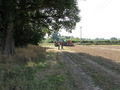 #6: Alan talking to Charlie, the farmer who had been working his land.