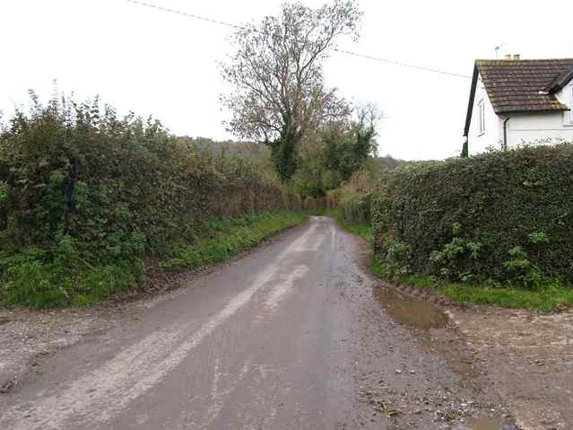 view west - from the direction I approached