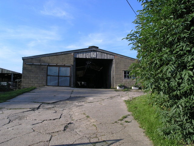 Farm building adjacent to the point